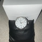 Seiko Solar Day Date Men’s Vintage Watch case only Silver White 44mm