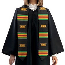Personalized African American Kente Graduation Stoles Class Of 2026 Sash Gift