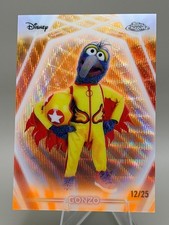 2026 Topps Chrome Disney Neon: CNE 191~ Gonzo ~ Orange Wave ~ 12/25