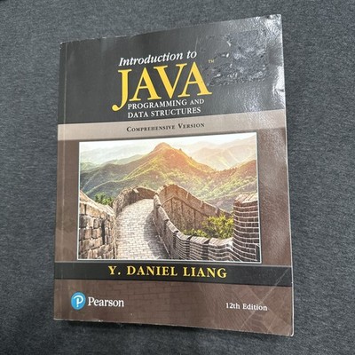 Introduction to Java Programming and Data Structures, Comprehensive Version