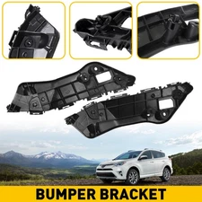 Front Bumper Brackets Set of 2 For 2016-2018 Toyota RAV4 Driver & Passenger Side