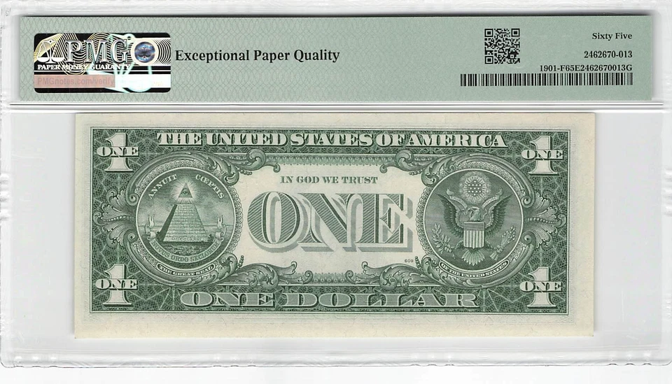 United States 1 Dollar 1963 Fr-1901-F PMG 65 EPQ - Image 2 of 2