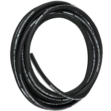1/2in ID 50ft Bulk Hydraulic Hose 5000PSI Two Steel Wire Braid Rubber Flexible