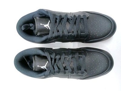 NIKE JORDAN 1 LOW TD BLACK/WHITE FOOTBALL CLEAT SZ MEN 7.5 [FJ6245