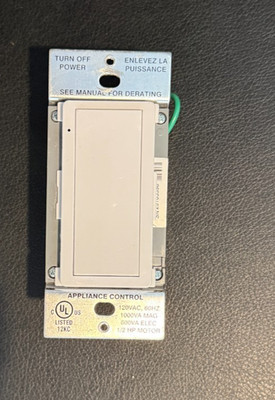 Crestron CLW-SWEX-P-W-S Cameo Wireless In-Wall Switch - White Smooth 3598