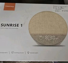 Dreamegg Sunrise 1 Alarm Clock Sound Machine with Lights for Sleep Customizable