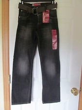 NWT Boy's size 14 Slim LEE DUNGAREES Slim Straight JEANS, Wicked, Black Color