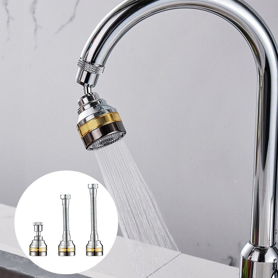 360° Faucet Extender Bendable Kitchen Sink Flexible Tap Spray Head