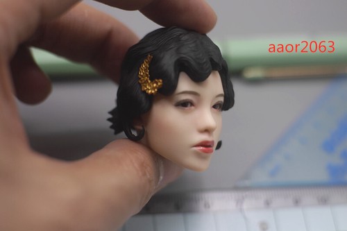 SUPER DUCK SET046 1/6 Scale Shanghai Singer Female Head Sculpt Model - Picture 2 of 3
