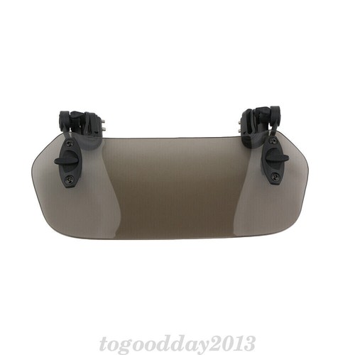 Groß Einstellbar Clip On Windschutzscheibe Extension Spoiler Windschild Rauch - Picture 9 of 10