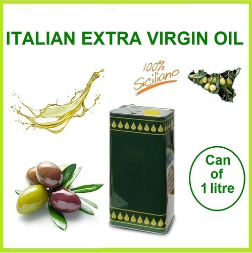 EXTRA VIRGIN OLIVE OIL ITALIAN EVO SICILIAN GOLD NOVELLO 2025 CAN 0,5/1/2/3/5 L - Picture 2 of 46