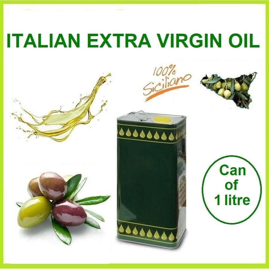 EXTRA VIRGIN OLIVE OIL ITALIAN EVO SICILIAN GOLD NOVELLO 2025 CAN 0,5/1/2/3/5 L - Image 2 of 4