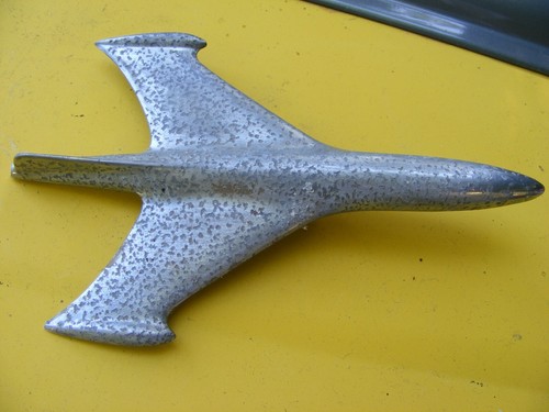 Original 1953 Ford Crestline Jet Flugzeughaube Ornament / Hotrods