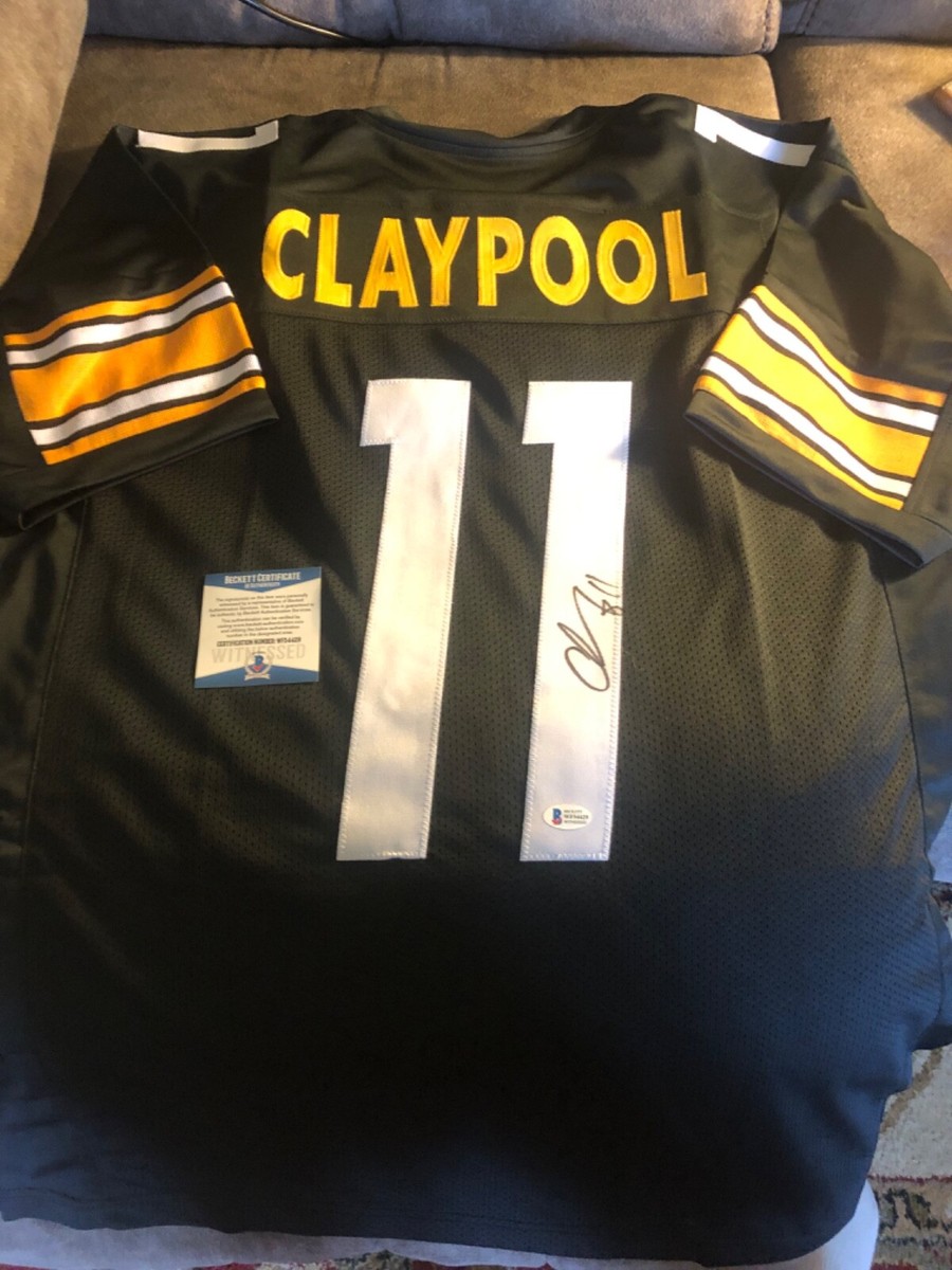 Chase Claypool signed Custom jersey Pittsburgh Steelers Beckett