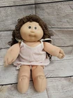 Vintage 1978-1982 CABBAGE PATCH KIDS Girl DOLL Brown Hair Brown Eyes COLECO