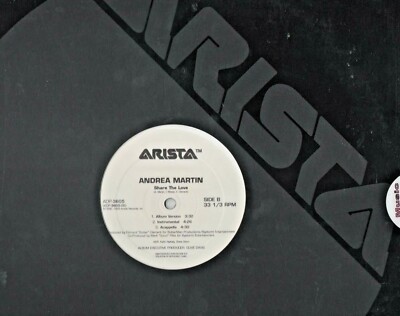 Andrea Martin Share The Love Limited Edition 1998 Promo Vinyl LP 