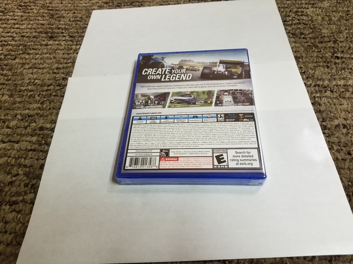 F1 2016: Limited Edition (Sony PlayStation 4, 2016) for sale