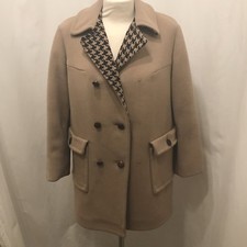 Vintage Lodenfrey Wool Coat Loden West Germany Munich Tan Jacket