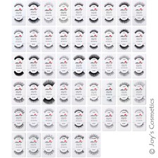 12 AMOR US 100 Human Hair Fake Eyelashes "Pick Your 12 Type" Joy's cosmetics