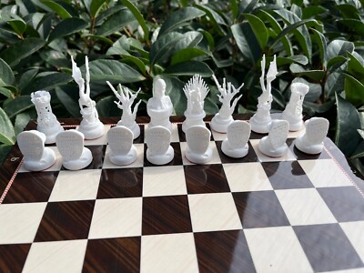 Game of Thrones Chess Pieces - Only Chess Pieces - 3D Unique Chess Game Pieces