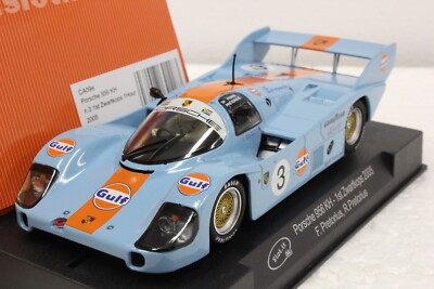 Slot It SICA09E Gulf Porsche 956 KH 1st Place Zwartkops 2005