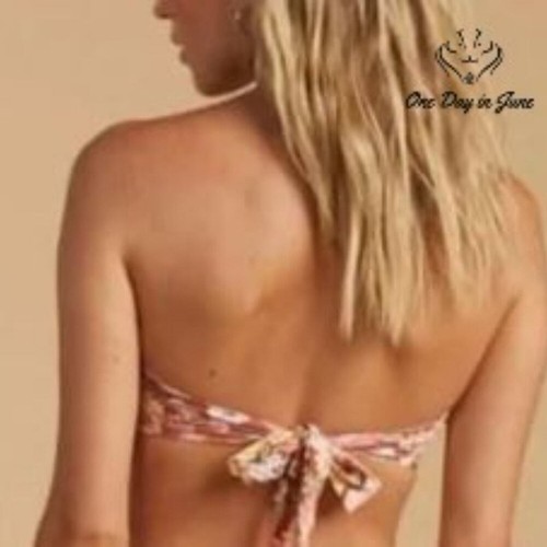 Billabong The Salty Blond Back Then Underwire Bikini Top Size M - Picture 2 of 5