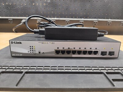 D-Link  Web Smart (DGS-1210-10P) 10-Port POE+ Switch with power supply