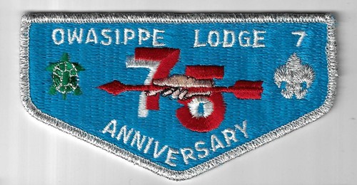 OA Owasippe Lodge 7  S13 Flap SMY Bdr. Chicago Area Council 118 Chicago, IL [TX-