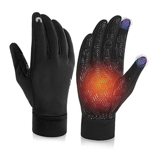 Gloves for Cool&Cold Weather Medium 112 Basic (65% Warm&Water-Resistant)-Black-image