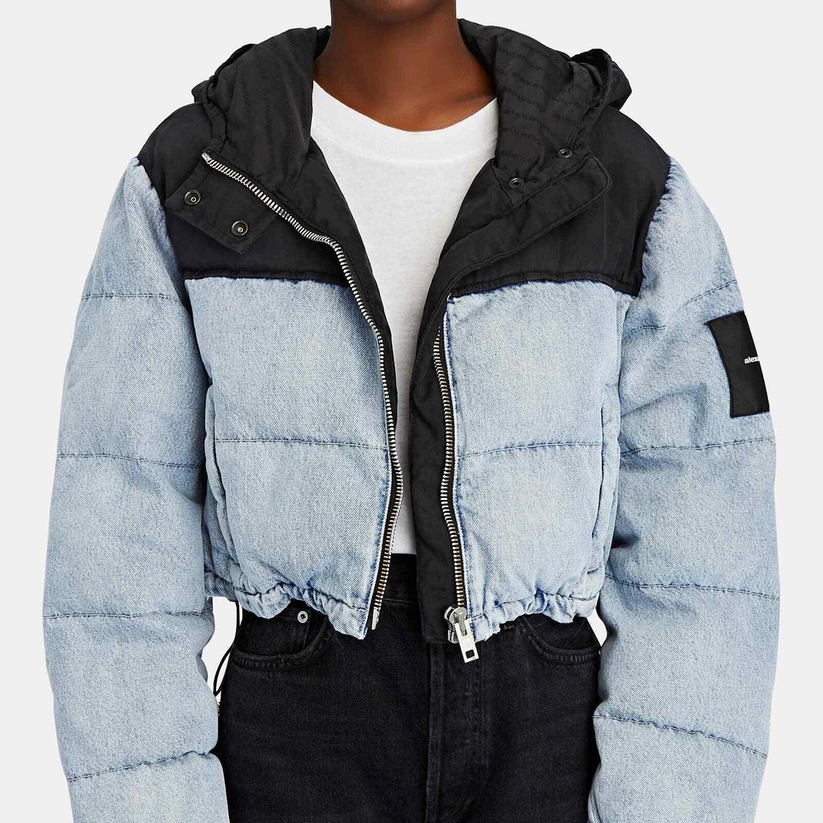 Bleached Denim Zipper Jacket - Women - Ready-to-Wear