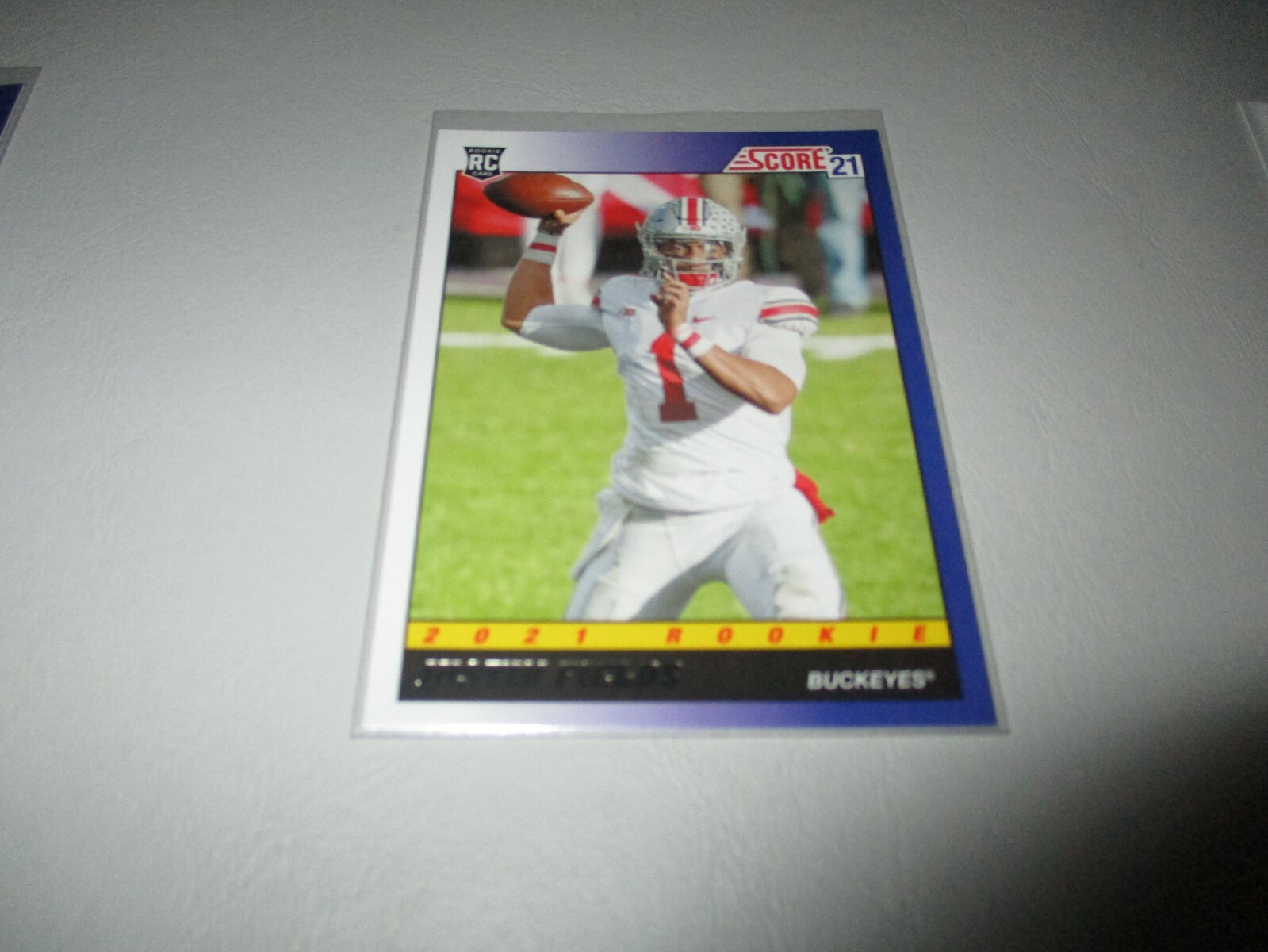 Justin Fields 2021 Panini Throwback 1991 Score RC #TB2