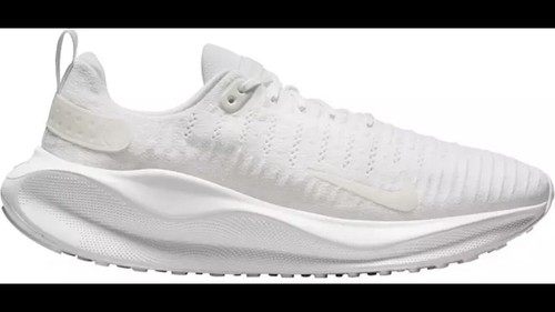NUEVO $160 Nike ReactX Infinity Run 4 W Zapato 11 4E Ajuste Extra Ancho Blanco Rebote - Imagen 2 de 11