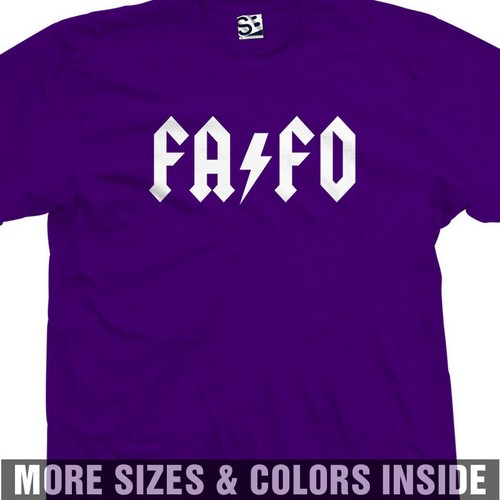FAFO Rock Parody Shirt | FAAFO F F*ck Around Find Out Tee | All Sizes & Colors - Picture 11 of 34