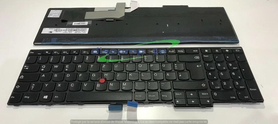 Clavier QWERTZ Allemand pour Lenovo T540 - Photo 1/1