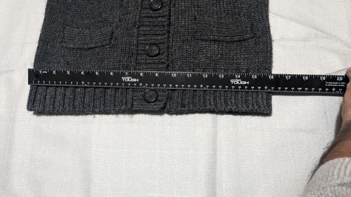 Ann Taylor Loft Sweater Vest Faux Collar Medium Petite Black Sleeveless - Picture 11 of 14