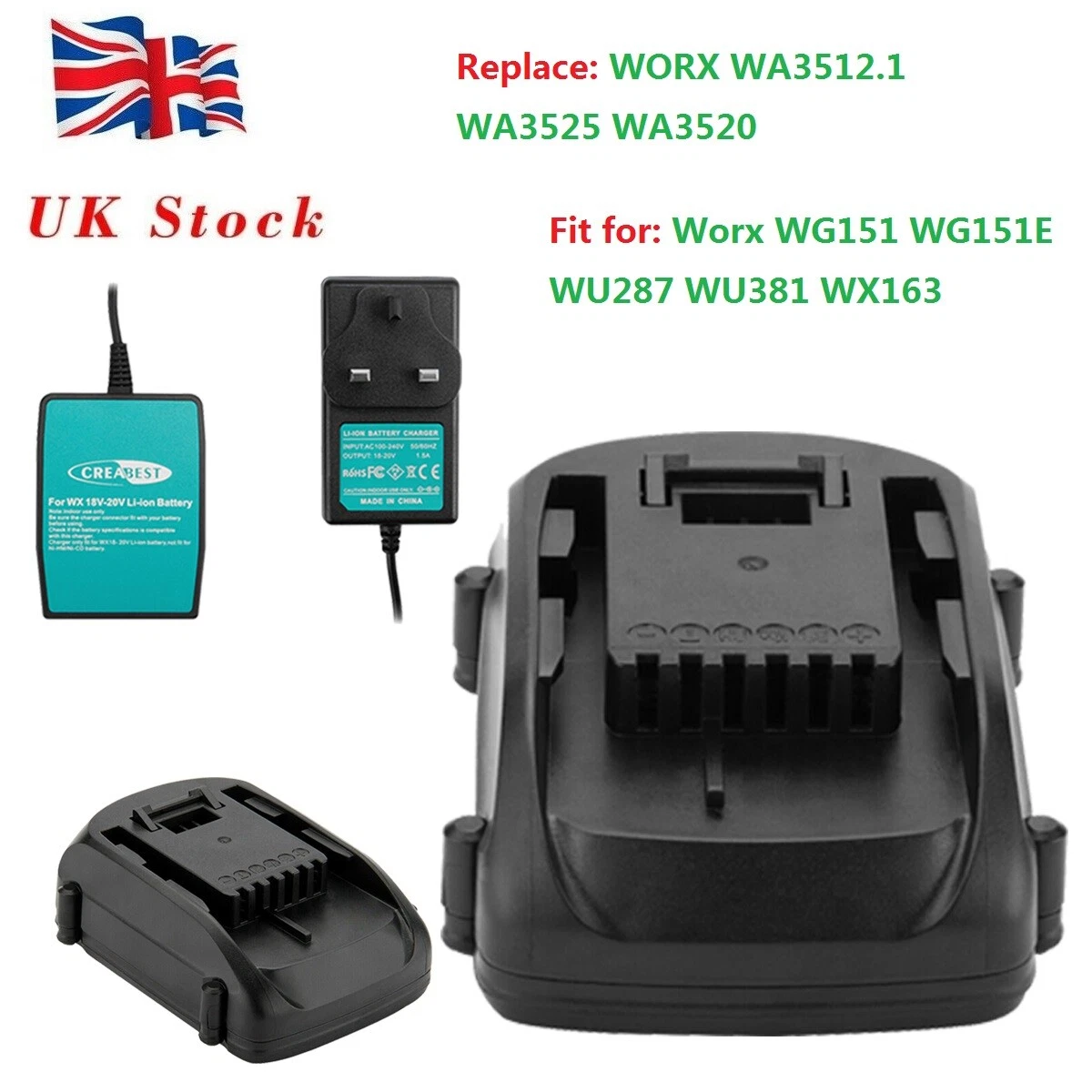 Worx wg151 battery outlet