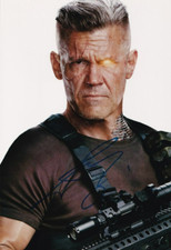 JOSH BROLIN signed Autogramm 20x30cm DEADPOOL in Person autograph COA
