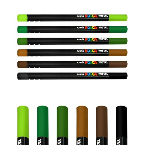 Uni-Ball Posca Wax Colouring Pastels - KPA-100 - Singles, Sets / Packs, Full Set - Picture 34 of 44