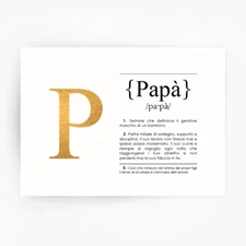 Italian Definition Art Print PAPA