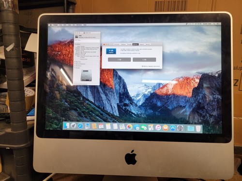 Apple iMac A1224 20", Intel Core 2 Duo, 4Gb RAM, 250Gb HD, Nvidia GeForce 9400 - Imagen 6 de 13