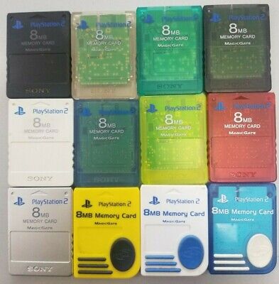 Official OEM Sony Playstation 2 PS2 Memory Card 8MB Magic Gate Nyko  AUTHENTIC | eBay