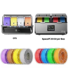 🔥🔥On Sale! Creality SpacePi X4 Filament Dryer Box 4 Spool with CFS & 8KG RFID