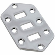 ALL PARTS LOWER SELECTOR PLATE FOR JAGUAR TYPE GUITAR - CHROME - AP-06
