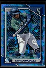 Gabriel Gonzalez 2024 Bowman Chrome Sapphire Edition A Card #BCP-35