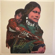 Andy Warhol Portfolio Cowboys & Indians - Mother & child  - come nuovo