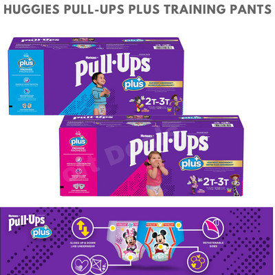 Huggies Pull Ups Plus Training Pants 