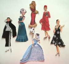 3D UPick NEW Victorian Vintage Ladies Children Scrapbook Card Embellishment