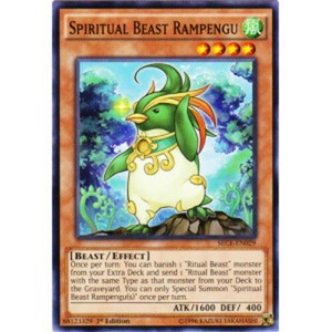 Spiritual Beast Rampengu - SECE-EN029 - Common - 1st Edition x3 - Near Mint