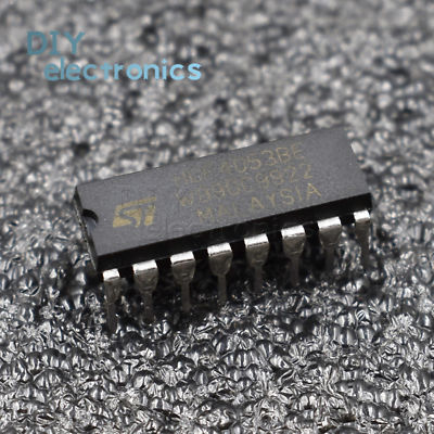 5PCS HCF4053BE HCF4053 DIP-16 4053 4053BE 2-Channel Analog Multiplexer ...