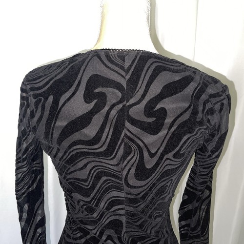 Fashion Nova Caught Up Mesh Black Mini Dress Size M - Picture 11 of 15